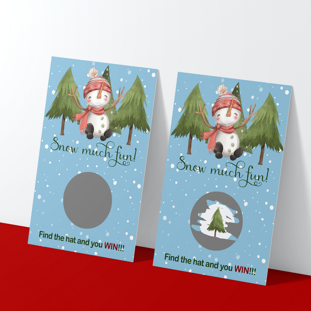 JollySnowmanScratchOffCards-ChristmasPartyGamesforAdults_FamilyThanksgivingActivities_30Pack