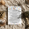 Festive Lights Christmas Trivia Game Fun Party Activity with Holiday Movie and Song Questions for Adults, Office, Group, Thanksgiving, 25 Pack, 5x7 Cards, Version 4 - Paper Clever Party