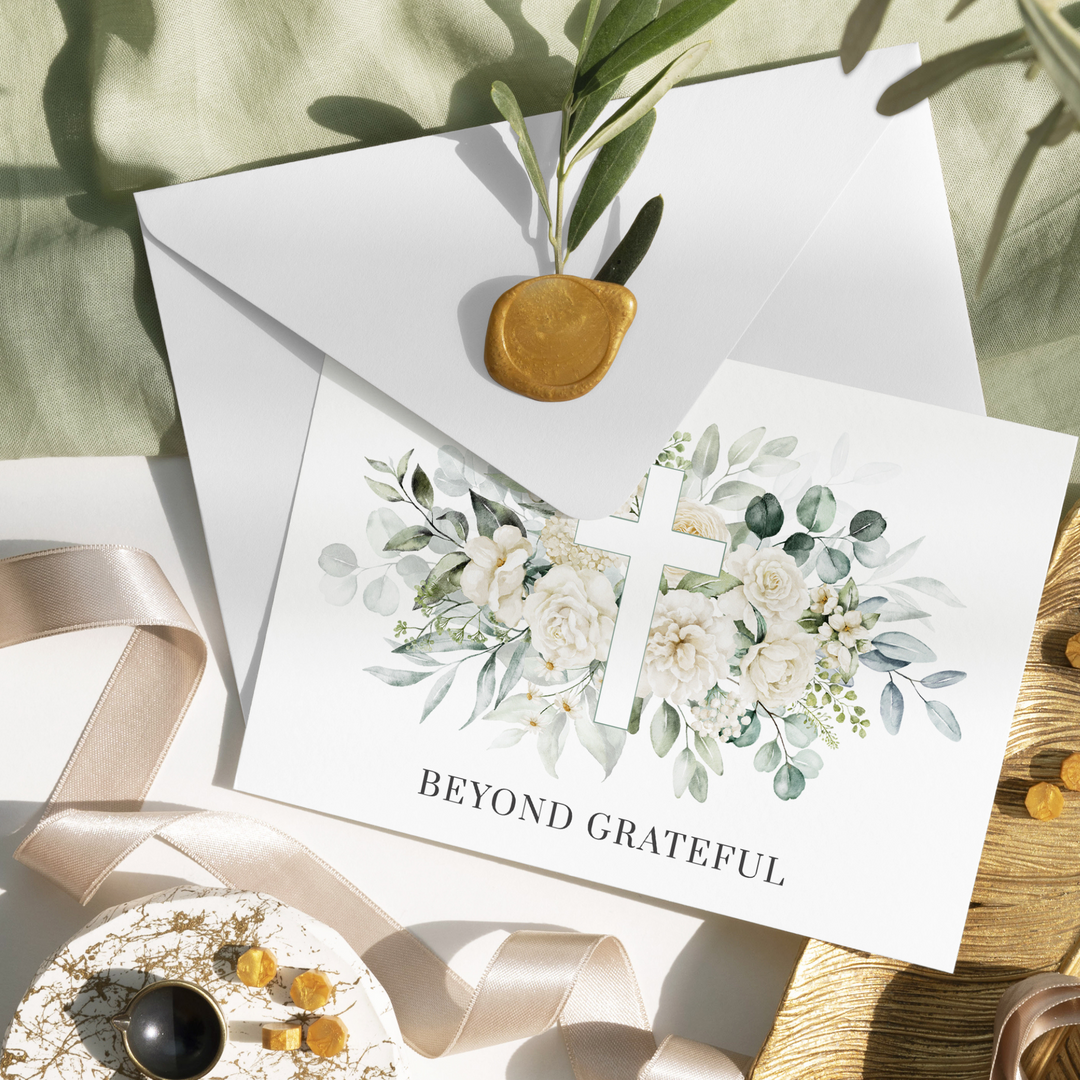 Rustic Elegance Thank You Cards with Envelopes (25 Pack) - Paper Clever Party