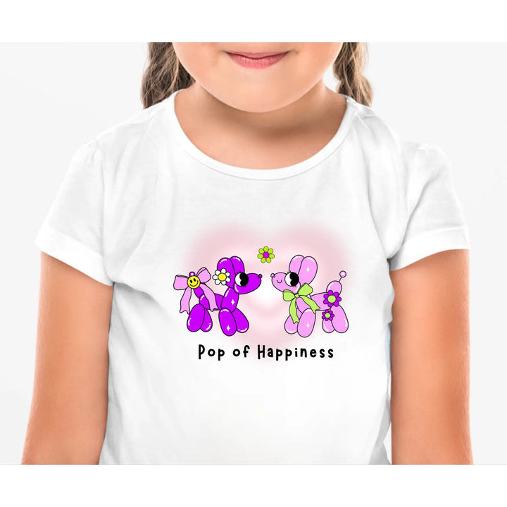 Baby bodysuit pop of happiness toddler t-shirt balloon animal graphic onesie cheerful infant tee bright & fun newborn