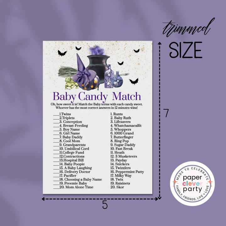 A baby is brewing shower games bundle – instant download printable activities coed celebration fun witch and wizard diy