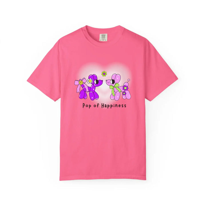 Balloon animal graphic unisex tee pop of happiness t-shirt stand out gift shirt vibrant design top comfortable casual