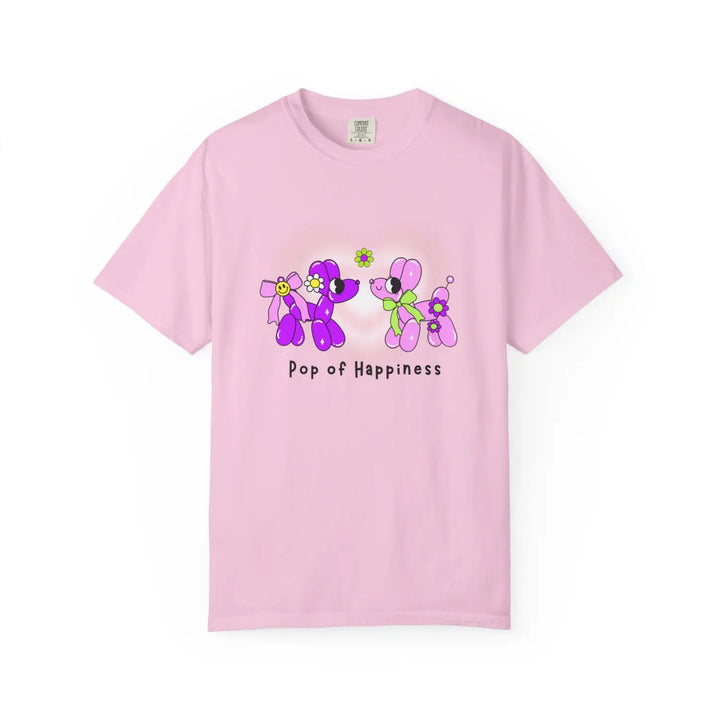 Balloon animal graphic unisex tee pop of happiness t-shirt stand out gift shirt vibrant design top comfortable casual
