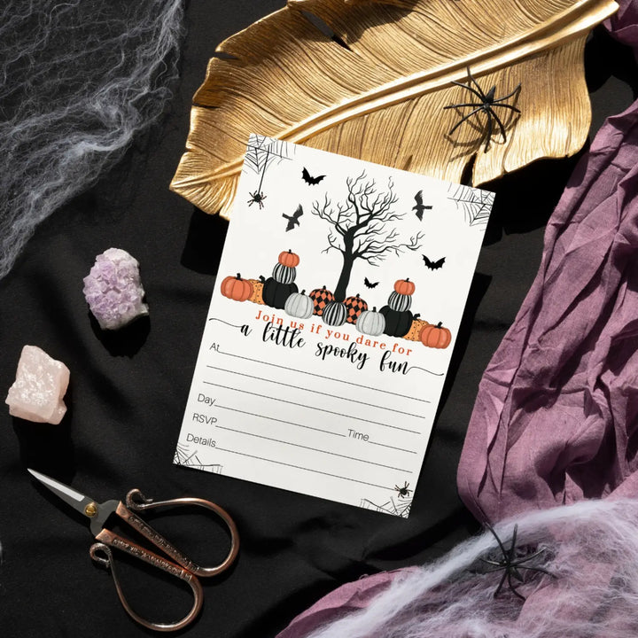 Bewitched Halloween Invitations - 25ct, Versatile, 5x7 - Paper Clever Party