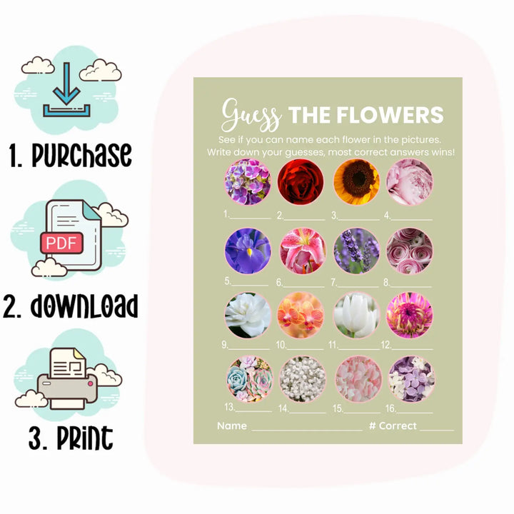 Boho sunset bridal shower game bundle - instant download of 4 fun wedding games with answer keys - party