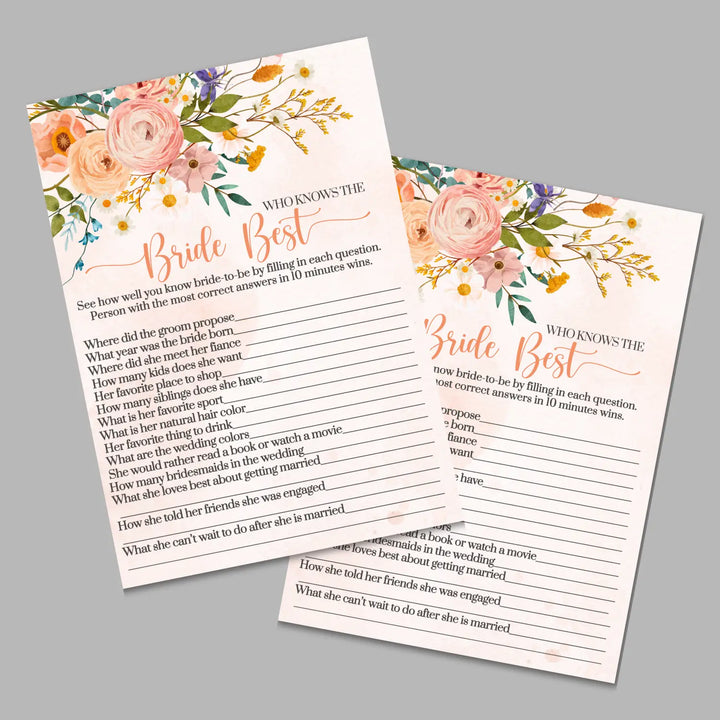 Boho terracotta bridal shower game instant download diy fun printable activities wedding pdf - party games