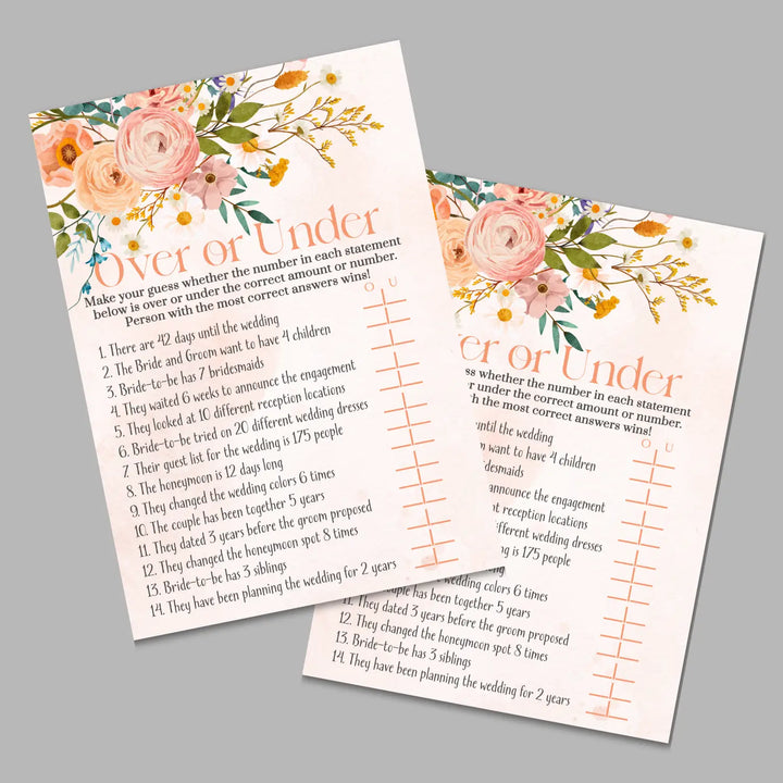 Boho terracotta bridal shower game instant download diy fun printable activities wedding pdf - party games