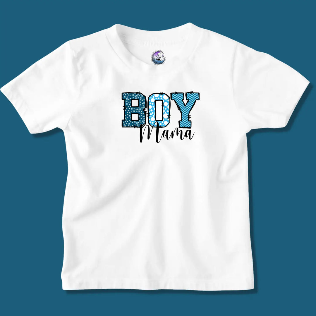 Boy mama women’s softstyle tee colorful graphic mom gift t-shirt proud shirt casual wear family idea