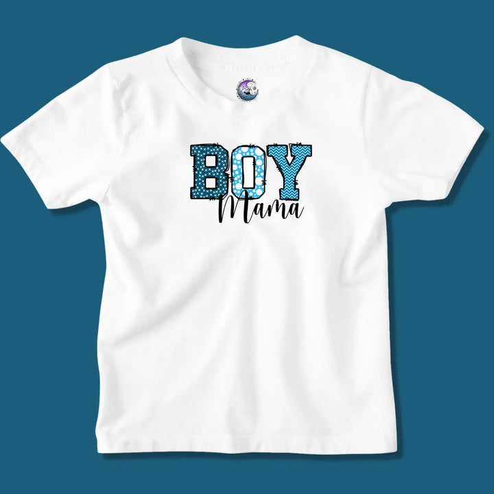 Boy mama women’s softstyle tee colorful graphic mom gift t-shirt proud shirt casual wear family idea