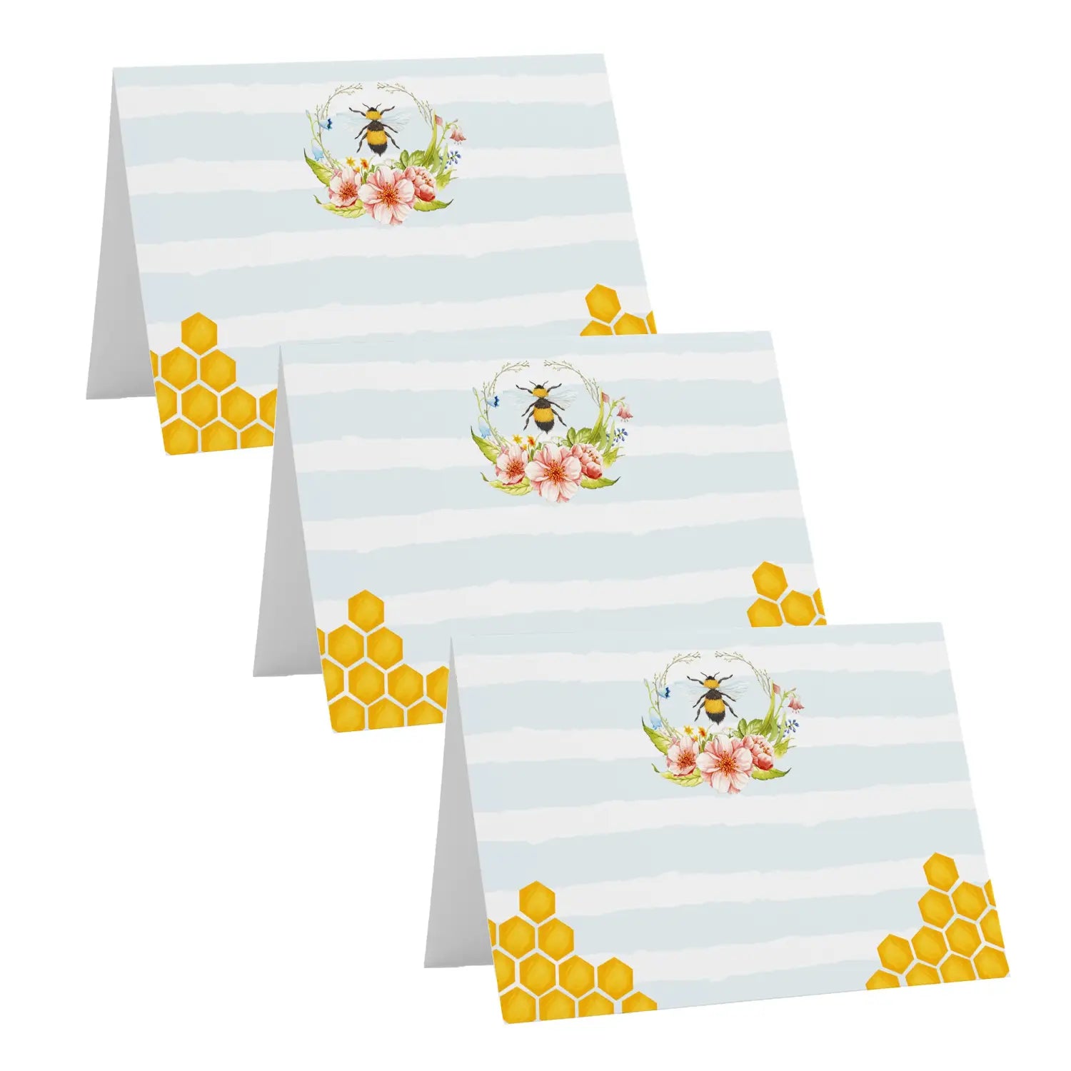 Bumblebee-themed table place cards (25-pack) - kitchen