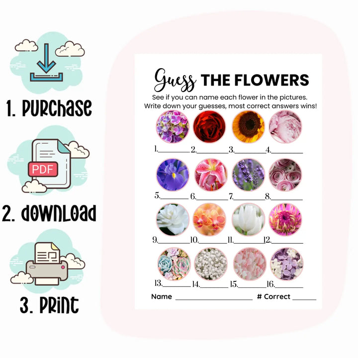 Chic black and white bridal shower game bundle - instant download of 4 fun wedding games with answer keys - party