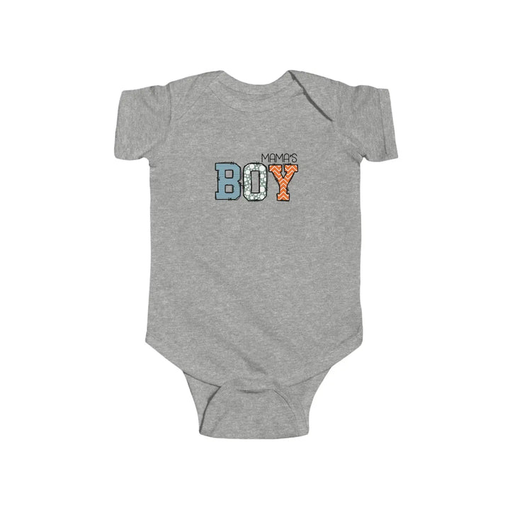 Cute baby bodysuit with mama’s boy design infant clothing for shower birthdays newborn gift unisex wear family matching