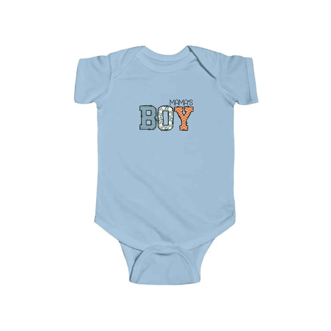 Cute baby bodysuit with mama’s boy design infant clothing for shower birthdays newborn gift unisex wear family matching