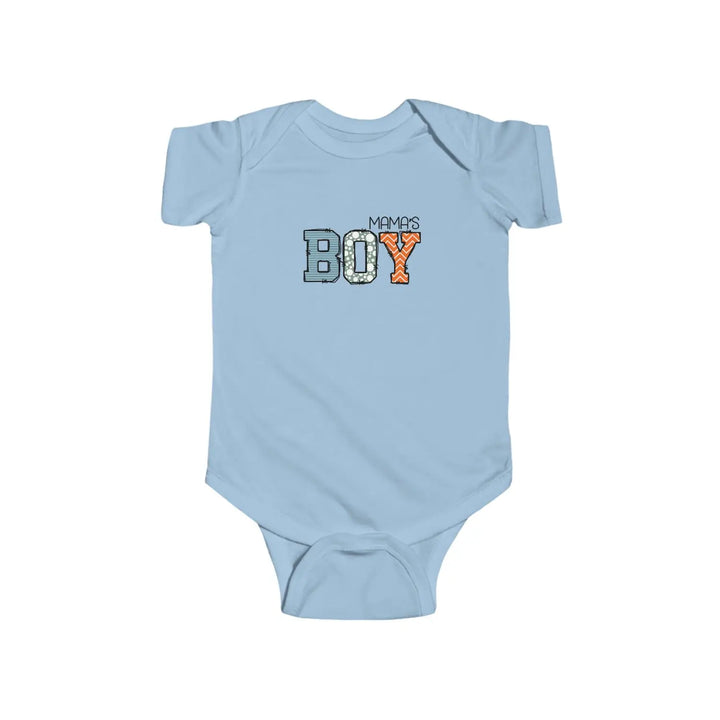 Cute baby bodysuit with mama’s boy design infant clothing for shower birthdays newborn gift unisex wear family matching