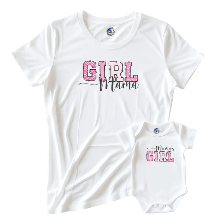 Cute baby bodysuit with mama’s girl design infant clothing for shower gifts birthdays newborn parents gift pink mommy