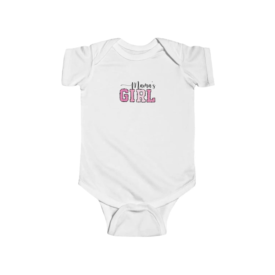 Cute baby bodysuit with mama’s girl design infant clothing for shower gifts birthdays newborn parents gift pink mommy