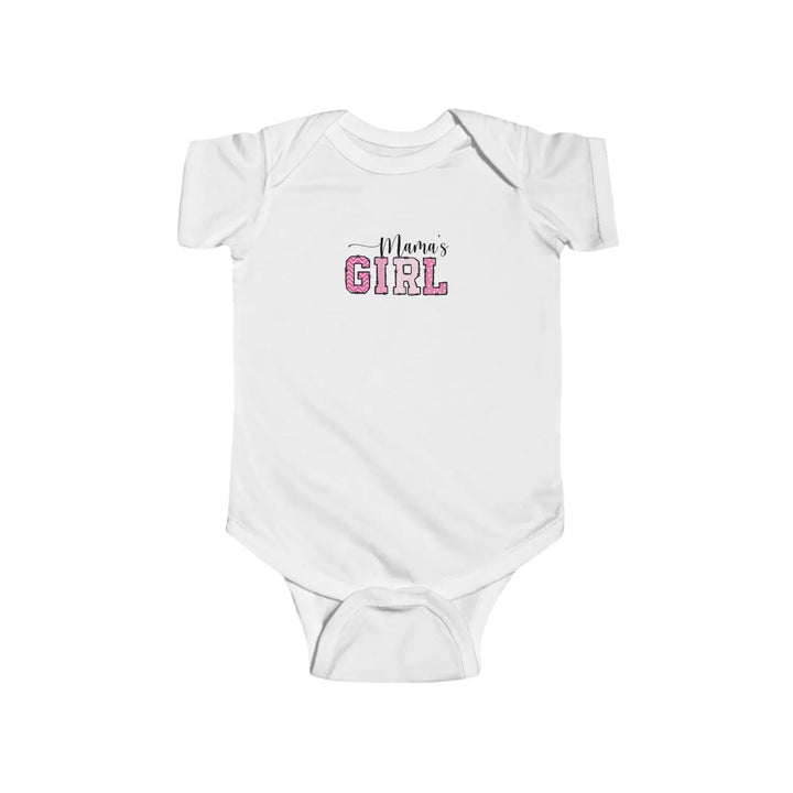 Cute baby bodysuit with mama’s girl design infant clothing for shower gifts birthdays newborn parents gift pink mommy