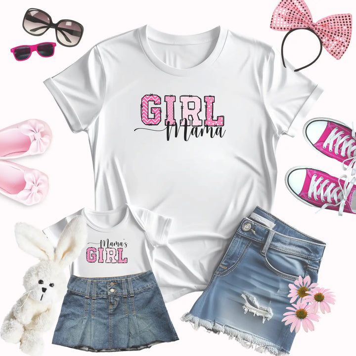 Cute baby bodysuit with mama’s girl design infant clothing for shower gifts birthdays newborn parents gift pink mommy