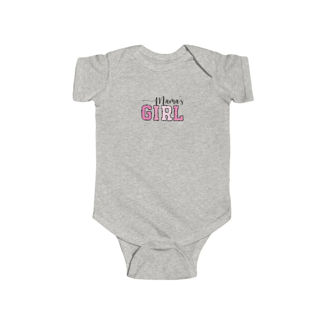 Cute baby bodysuit with mama’s girl design infant clothing for shower gifts birthdays newborn parents gift pink mommy
