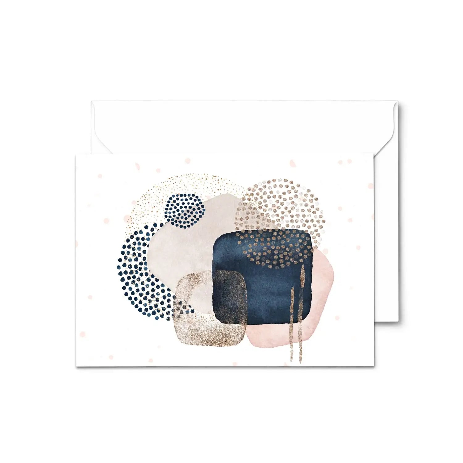 Elegant pink & gold watercolor thank you cards - 24-pack with envelopes for all occasions - paper clever party - office