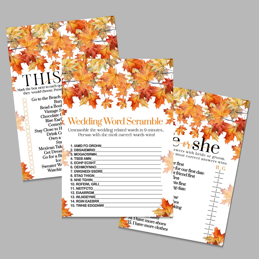 Fall in love bridal shower game instant download diy fun printable activities wedding pdf - party games