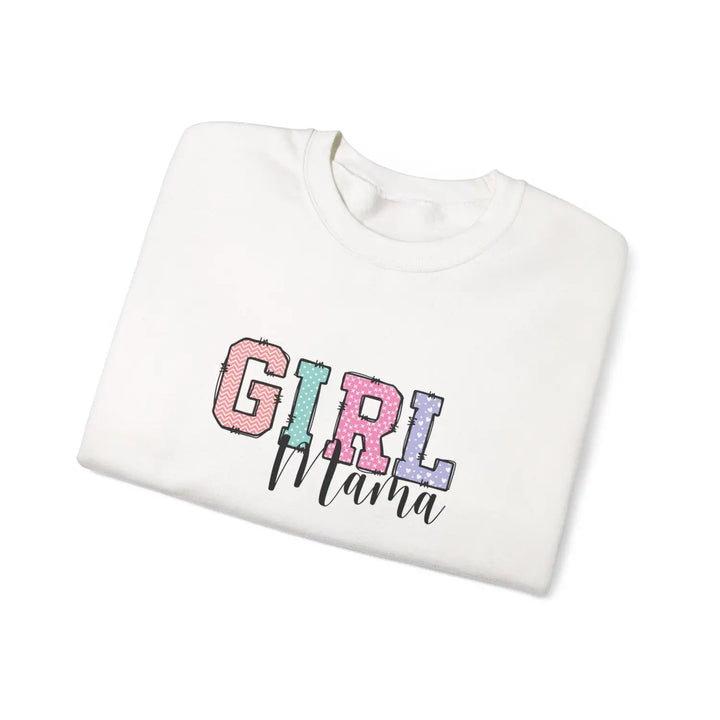 Girl mama crewneck sweatshirt cozy gift for moms cute parenting apparel mother’s day casual wear family gatherings baby