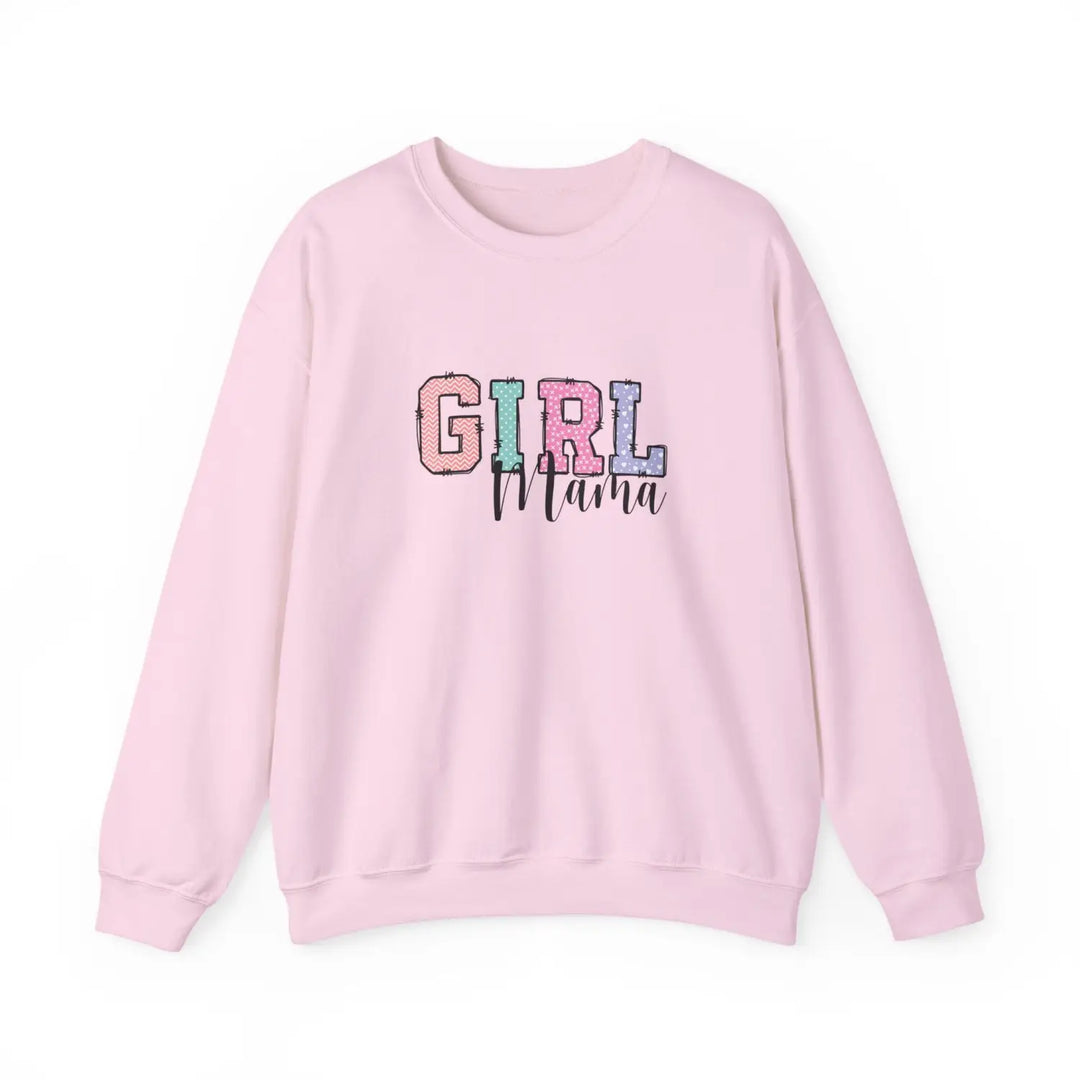Girl mama crewneck sweatshirt cozy gift for moms cute parenting apparel mother’s day casual wear family gatherings baby