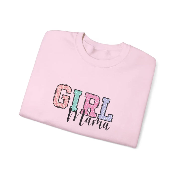 Girl mama crewneck sweatshirt cozy gift for moms cute parenting apparel mother’s day casual wear family gatherings baby