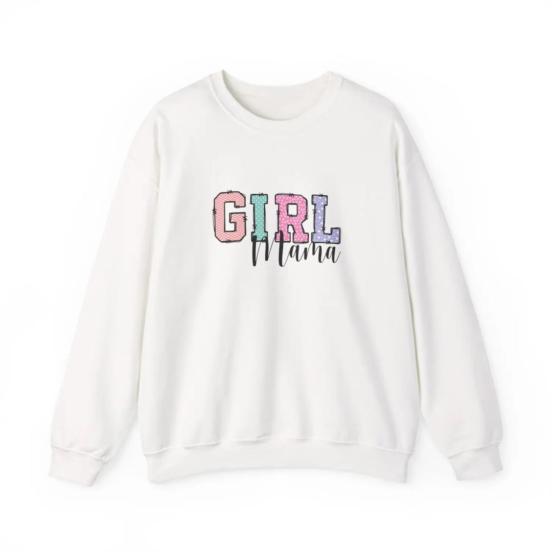 Girl mama crewneck sweatshirt cozy gift for moms cute parenting apparel mother’s day casual wear family gatherings baby