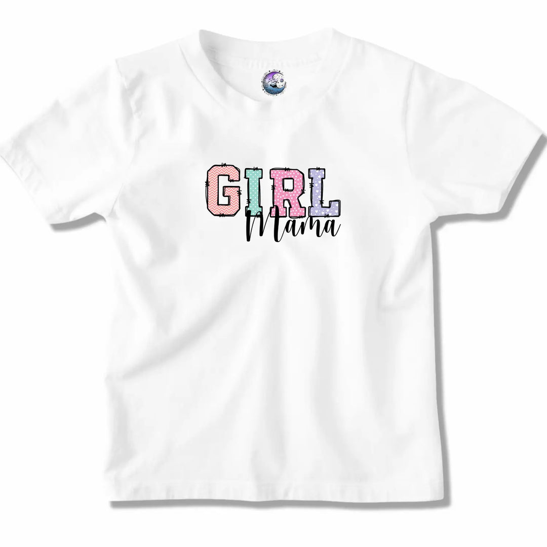 Girl mama women’s softstyle tee colorful graphic mom gift t-shirt proud shirt casual wear family idea life baby shower