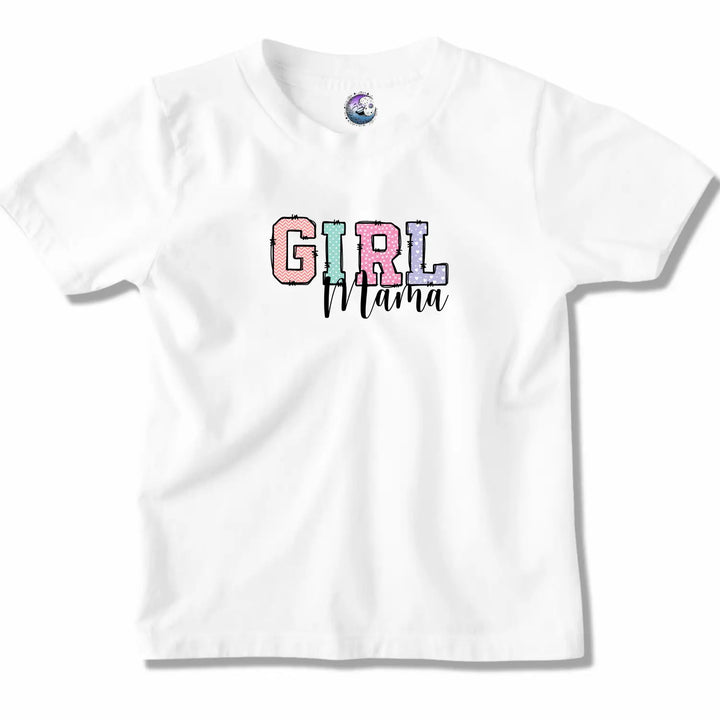 Girl mama women’s softstyle tee colorful graphic mom gift t-shirt proud shirt casual wear family idea life baby shower