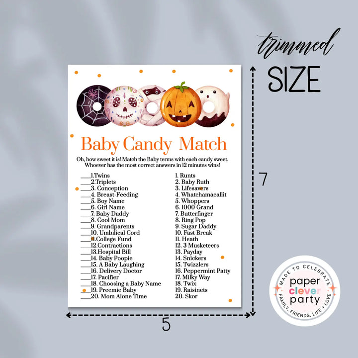 Halloween baby shower games bundle – instant download printable activities coed celebration fun digital game diy party