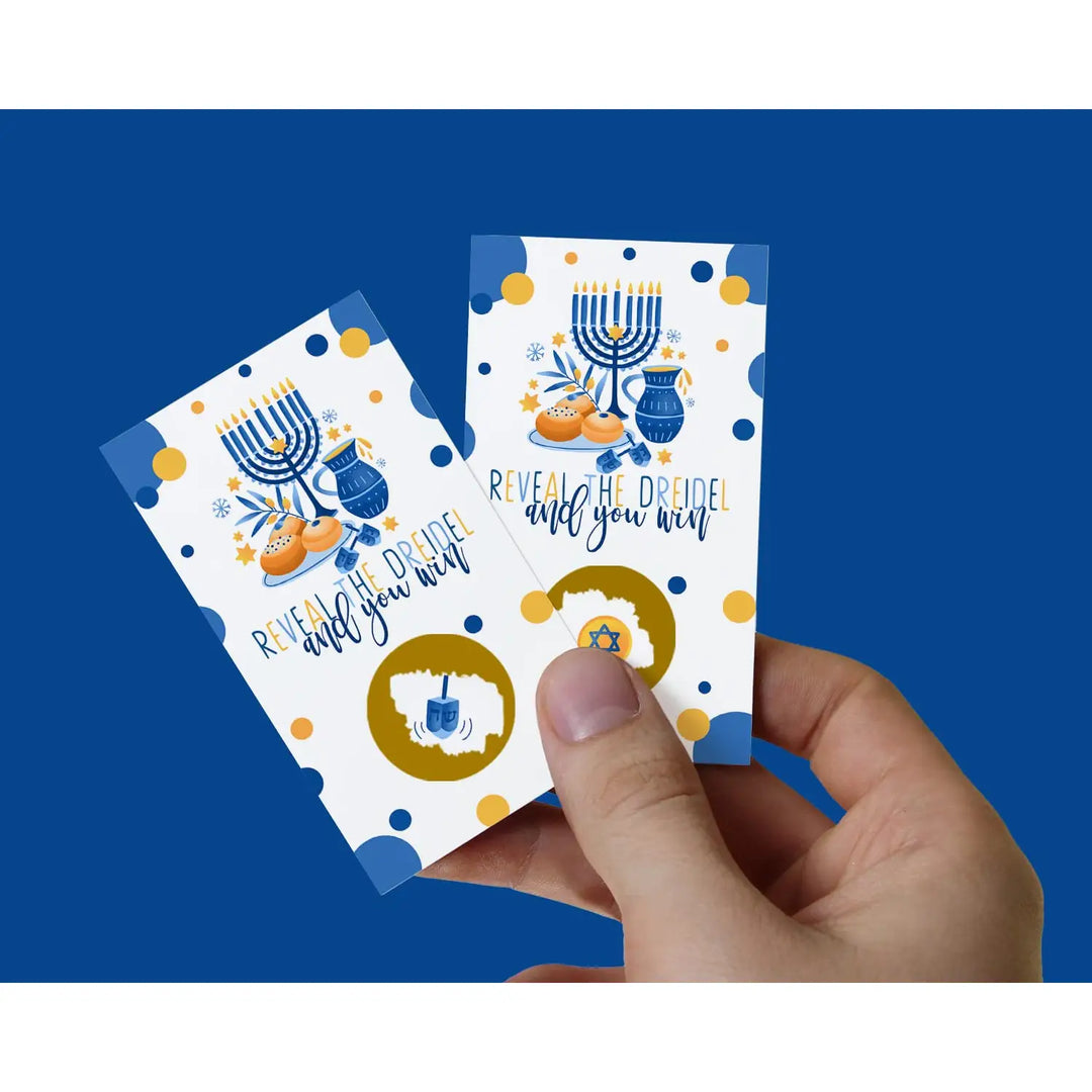 Hannukah Scratch Off Game Cards, 30 Pack - Paper Clever Party