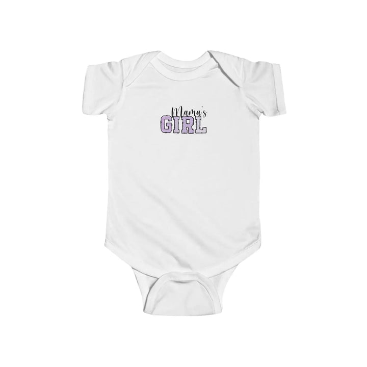 Lilac baby bodysuit with mama’s girl design infant clothing for shower gifts birthdays newborn parents gift mommy