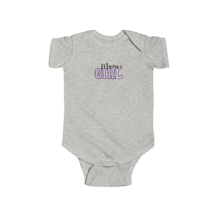Lilac baby bodysuit with mama’s girl design infant clothing for shower gifts birthdays newborn parents gift mommy