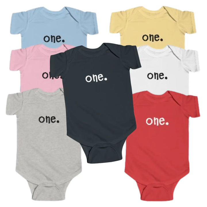Minimalist baby bodysuit cute one year old gift infants outfit shower toddler birthday unisex clothes black and white