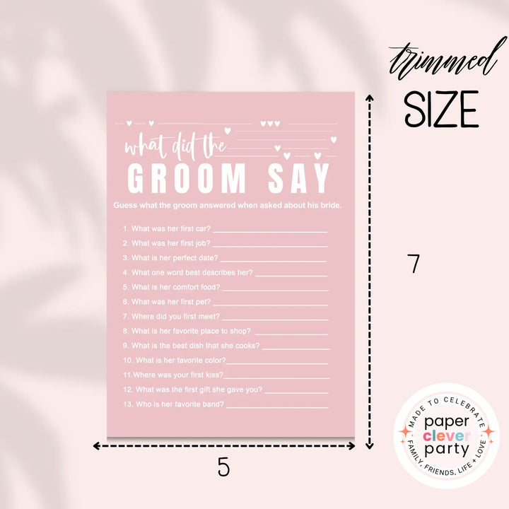 Pink bridal shower game instant download modern simple hued diy instantly printable fun for wedding celebrations pdf