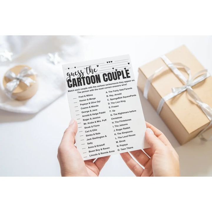 Printable twilight celestial bridal shower game - mystical couples trivia pdf - party games