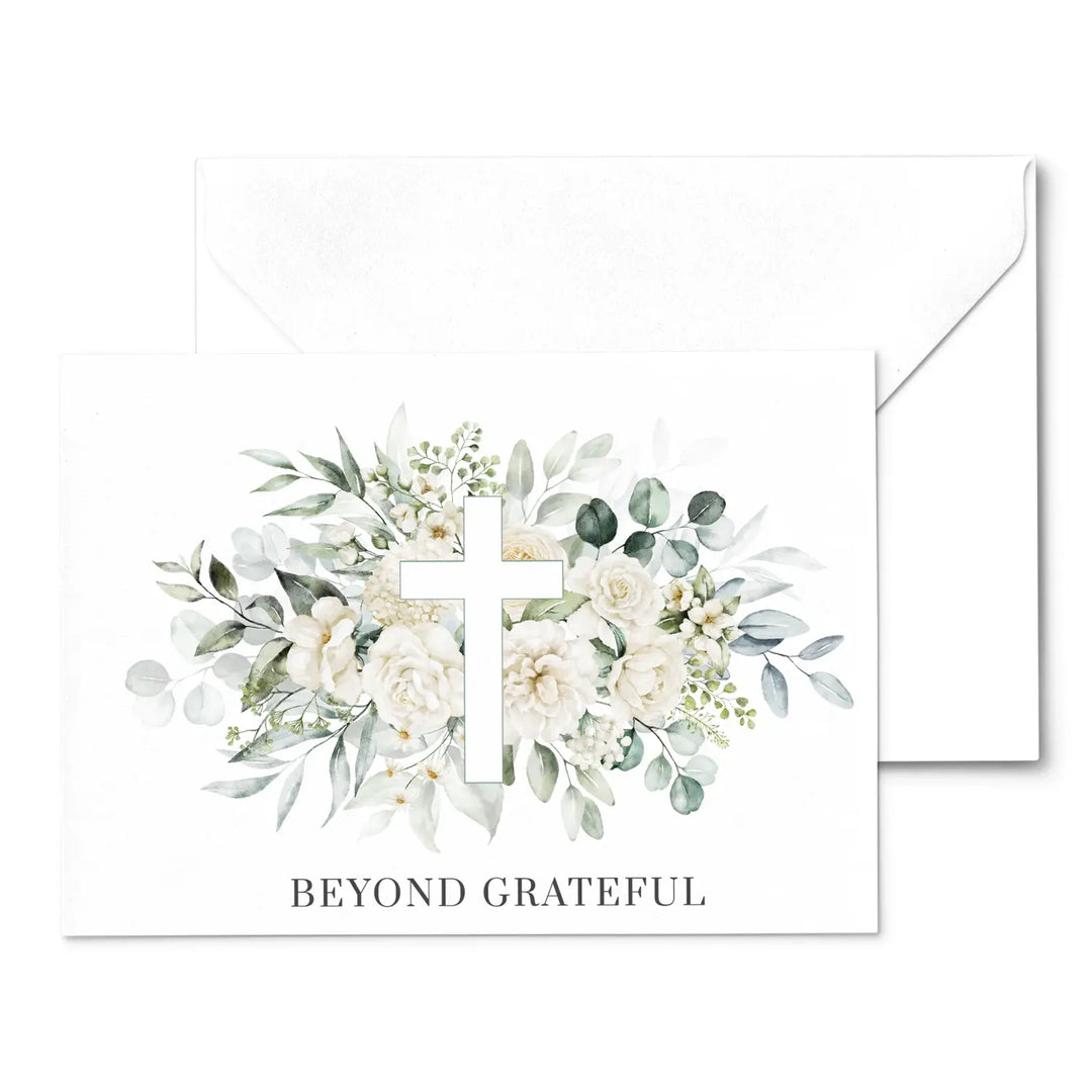 Rustic elegance thank you cards with envelopes (25 pack) - card