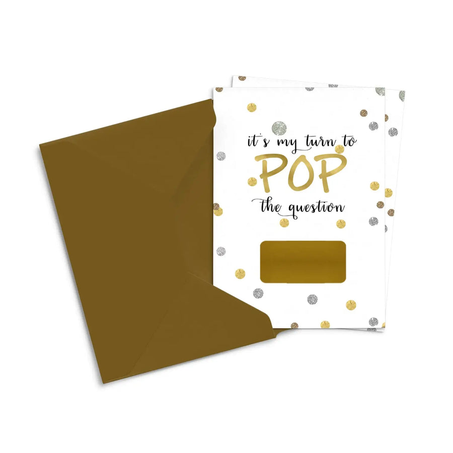 Shimmer Bridesmaid Proposal Cards (8-Pack) - Paper Clever Party