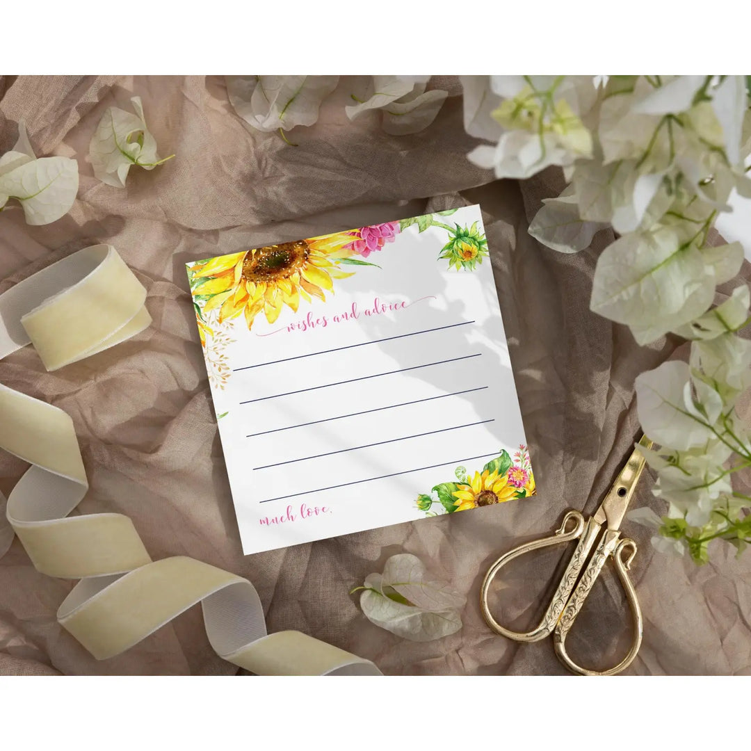 Sunflower Advice Cards for All Occasions - Paper Clever Party