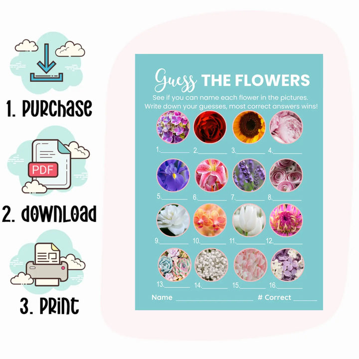 Turquoise dream bridal shower game bundle - instant download of 4 fun wedding games with answer keys - party