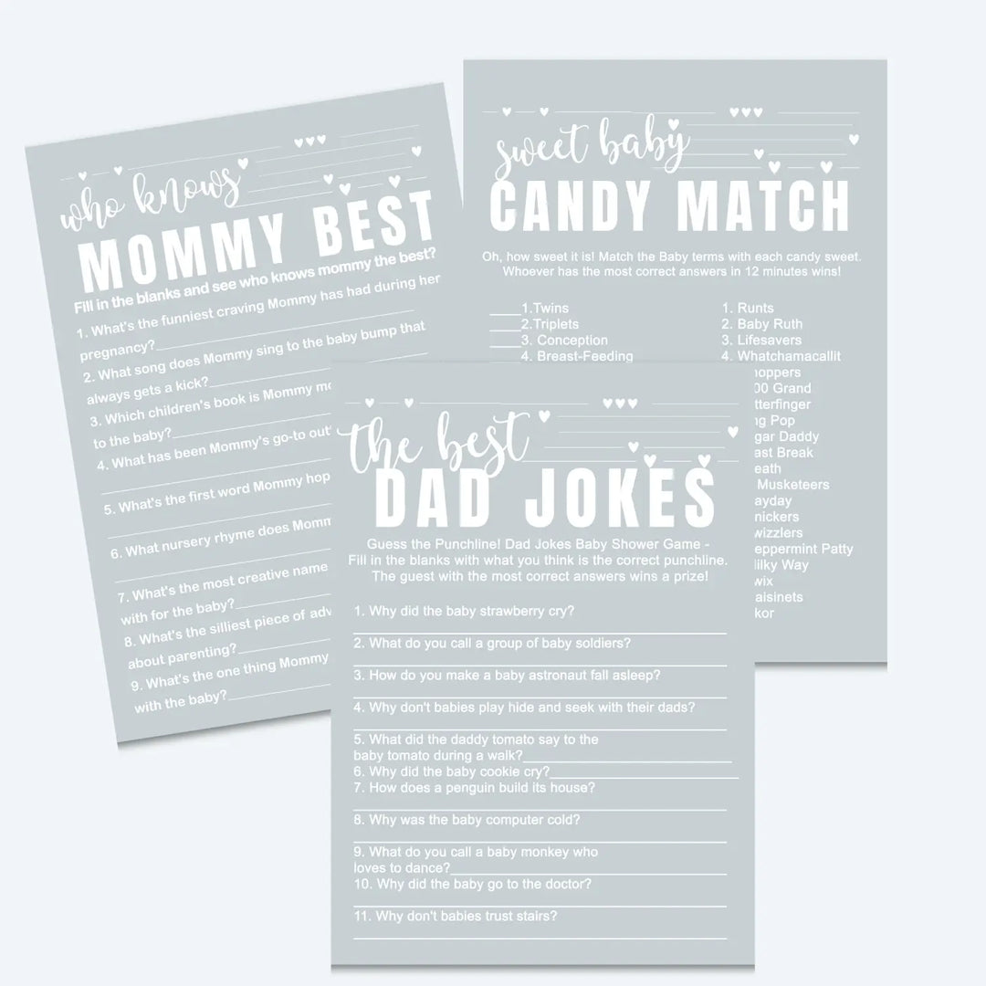 Twilight baby shower games instant download gender neutral printable activities coed diy party bundle kit