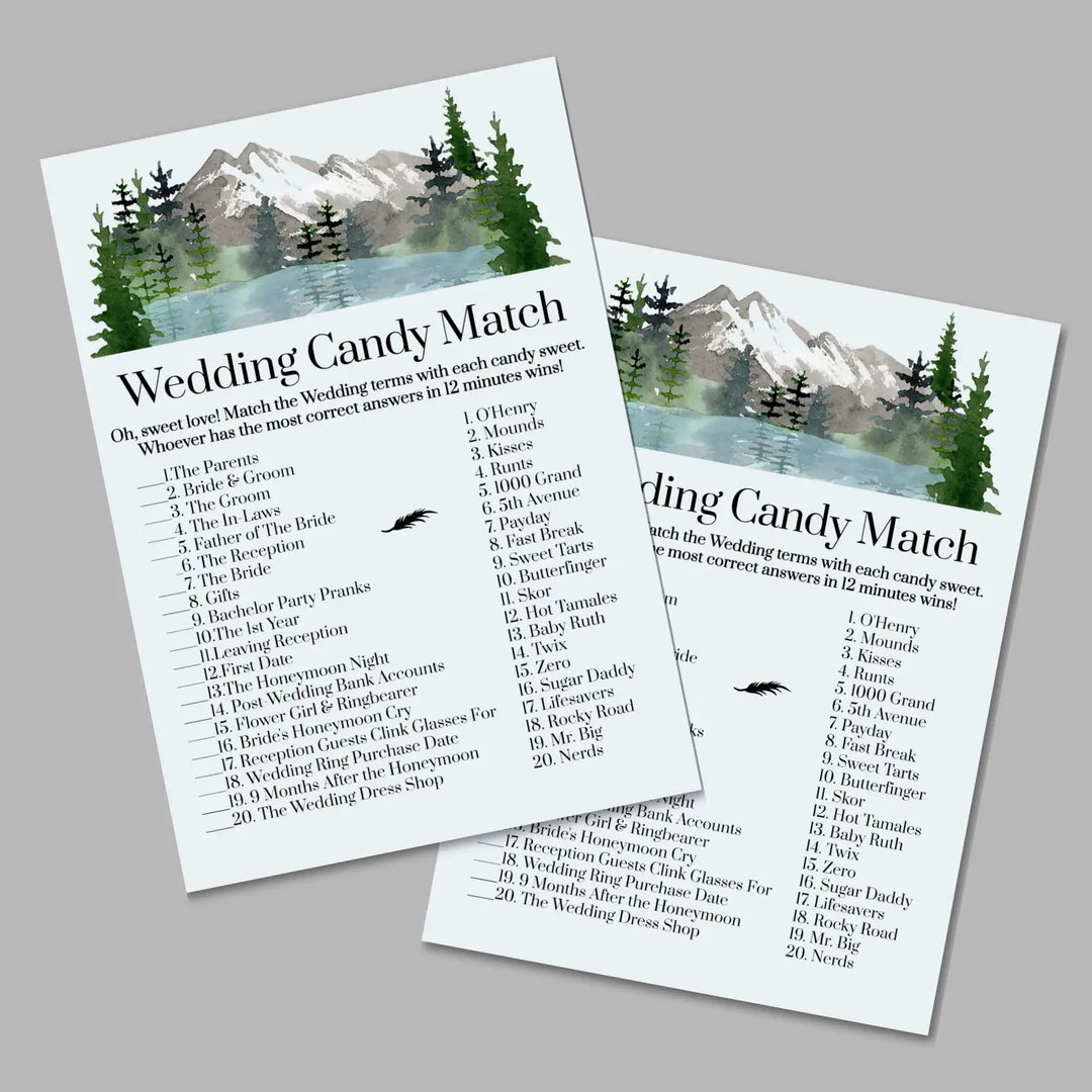 Ultimate bridal shower & wedding game bundle: he or she said word scramble over under how sweet love is who knows