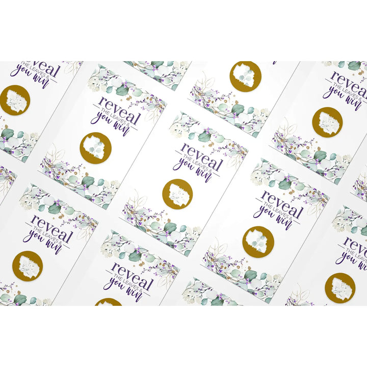 Violet Greenery Scratch Off Game Cards, 30 Pack - Paper Clever Party